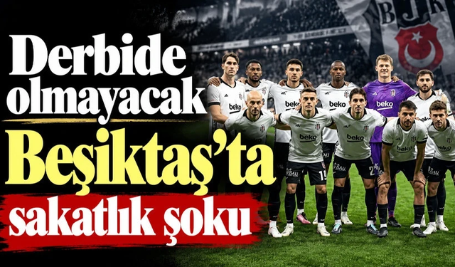 Trabzonspor maçı öncesi Beşiktaş'ta sakatlık şoku!