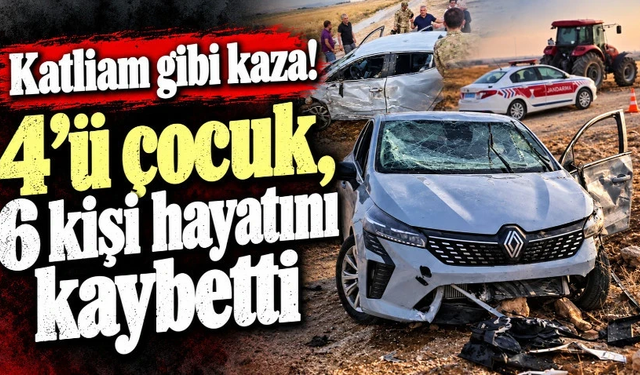 Katliam gibi kaza! 4’ü çocuk, 6 kişi hayatını kaybetti