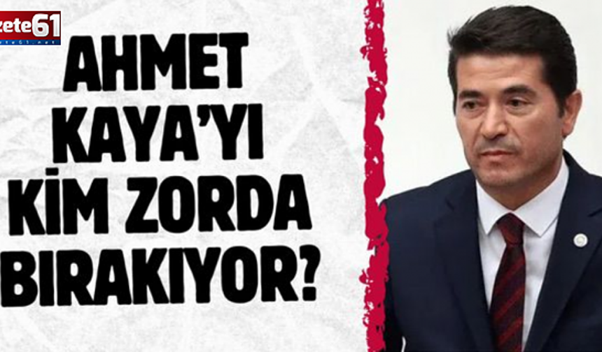 Ahmet Kaya'yı Kim Zorda Bırakıyor?