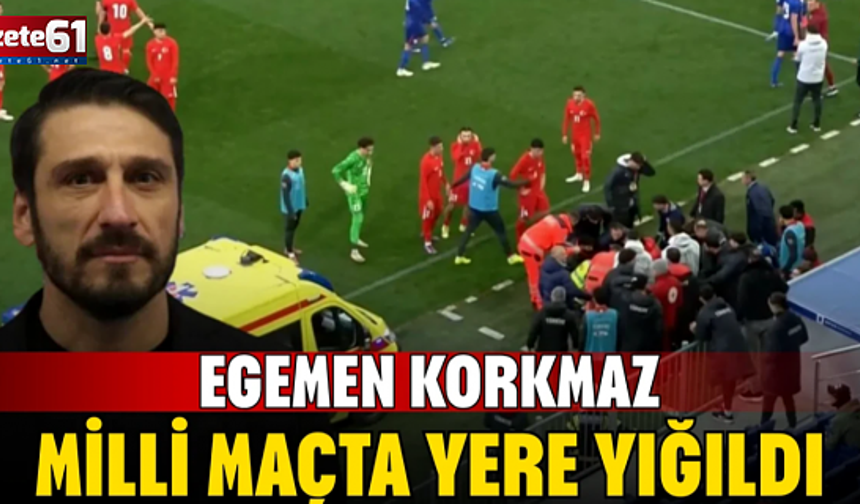 Egemen Korkmaz maç sırasında yere yığıldı: Hastaneye kaldırıldı!