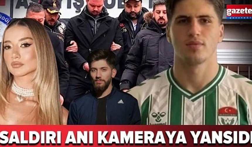 Futbolcu cinayetinde sıcak dakikalar kameraya yansıdı