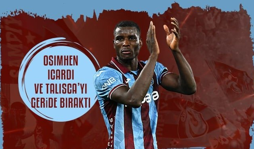 Onuachu zirvede tek başına!