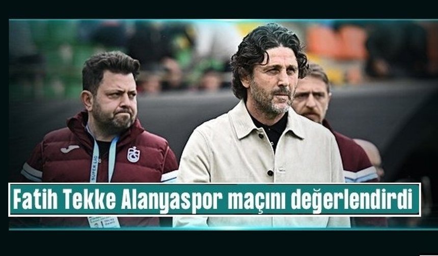 Fatih Tekke: Penaltı tartışmaya açık