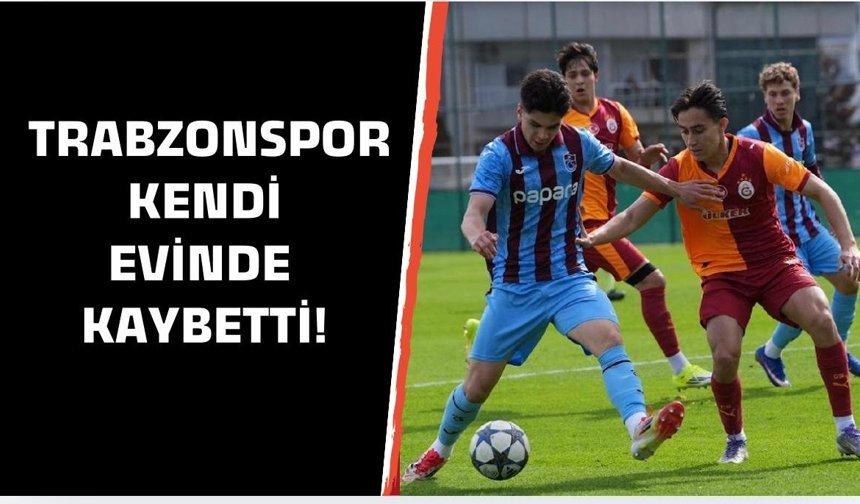 Trabzonspor kendi evinde kaybetti