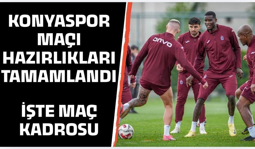 Tümosan Konyaspor maçı hazırlıklarını tamamlandı