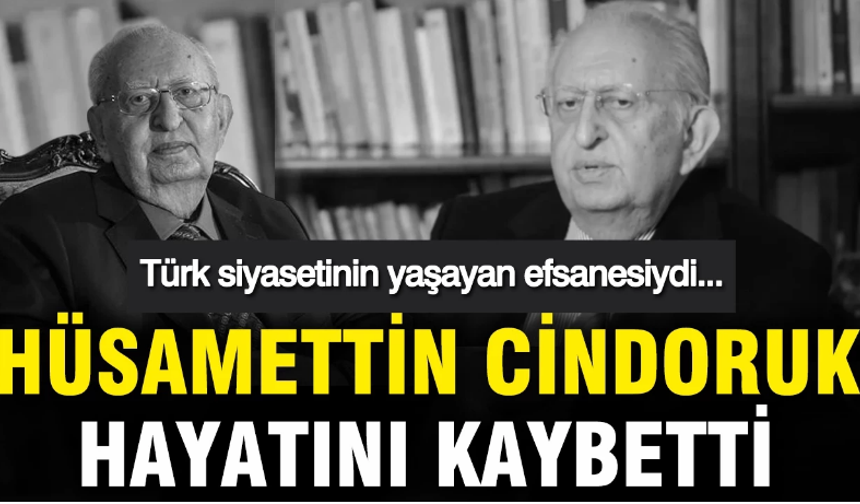 Hüsamettin Cindoruk hayatını kaybetti