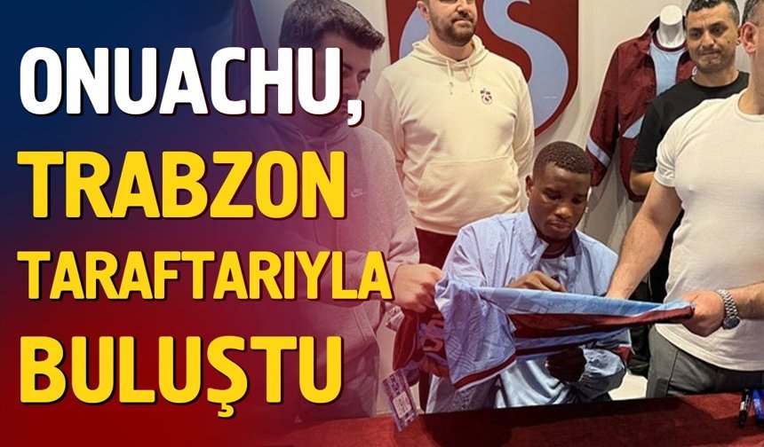 Onuachu, Trabzon Taraftarıyla Buluştu