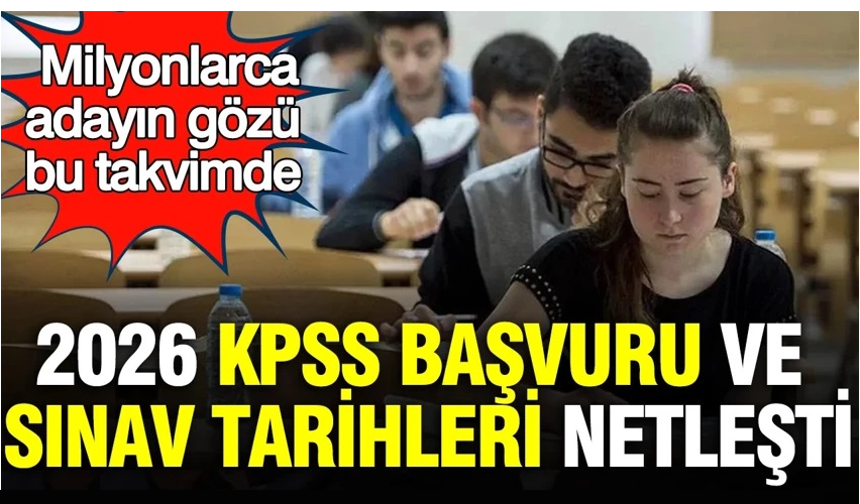 KPSS Ortaöğretim, Ön Lisans, Lisans, DHBT başvuruları ne zaman?