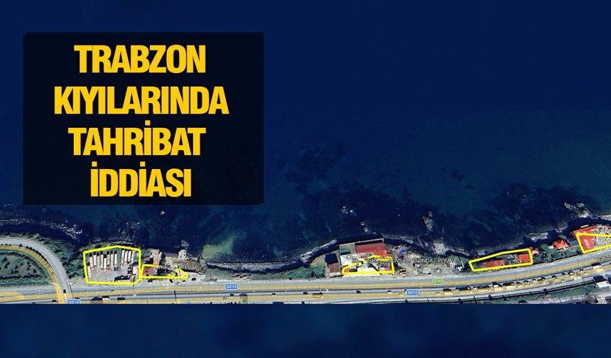 Trabzon kıyılarında tahribat iddiası
