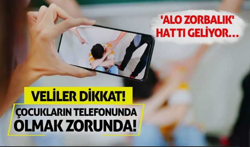 Okullarda tek tuşla 'Alo zorbalık' dönemi başlıyor