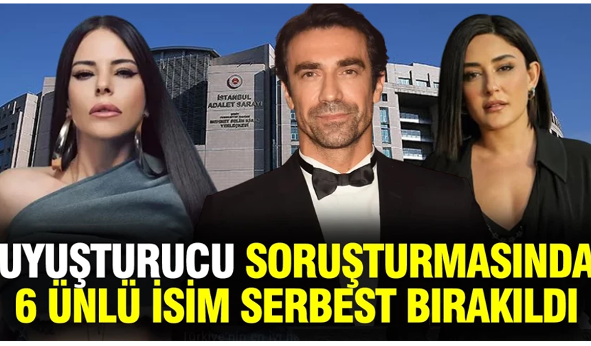 Uyuşturucu soruşturmasında 3 ünlü adliyeye sevk edildi