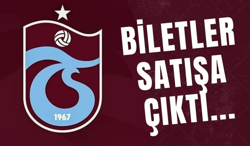Biletler satışa çıktı...