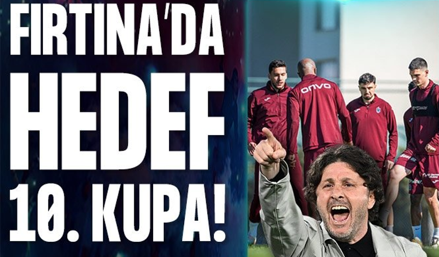 Trabzonspor'da hedef 10. kupa! İşte Fatih Tekke'nin ilk 11 kararı