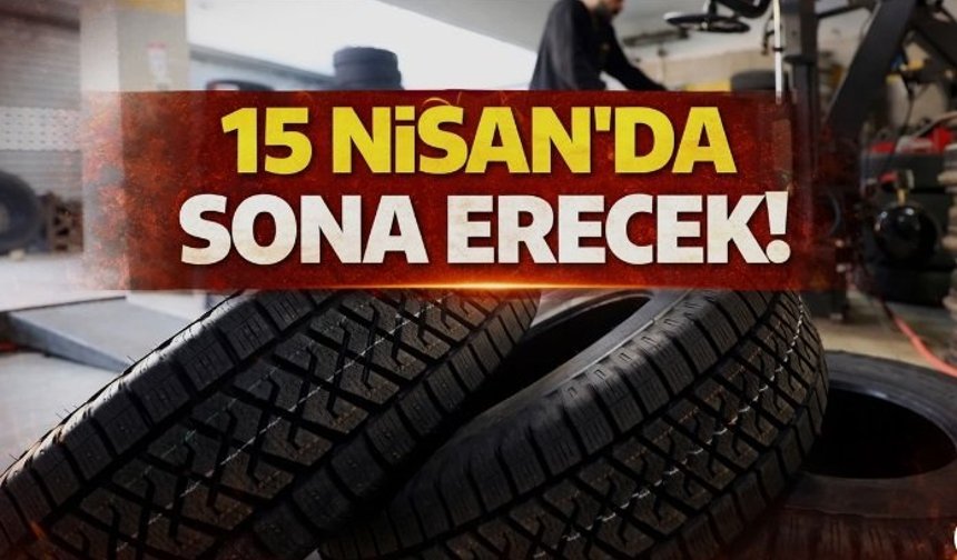 Zorunlu kış lastiği uygulaması 15 Nisan'da sona erecek
