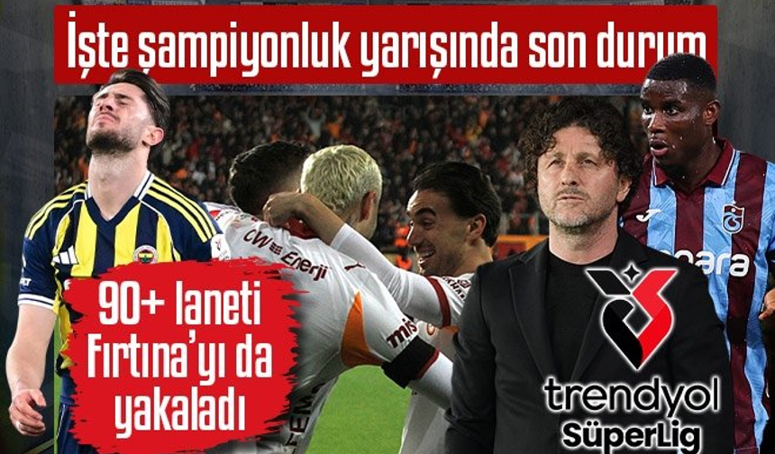 Haftanın kazananı Galatasaray