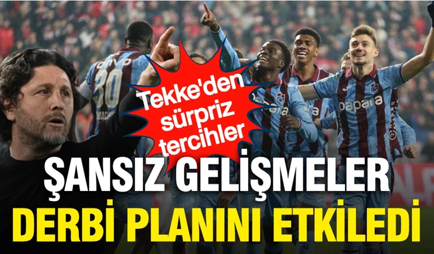 Fatih Tekke'nin derbi planı ortaya çıktı! Galatasaray'ı böyle yıkacak