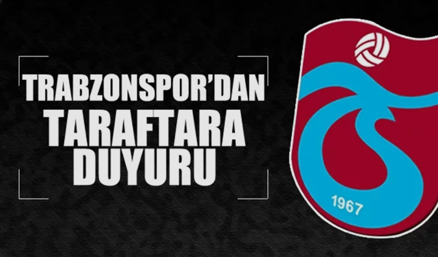 Trabzonspor’dan kombine devir duyurusu