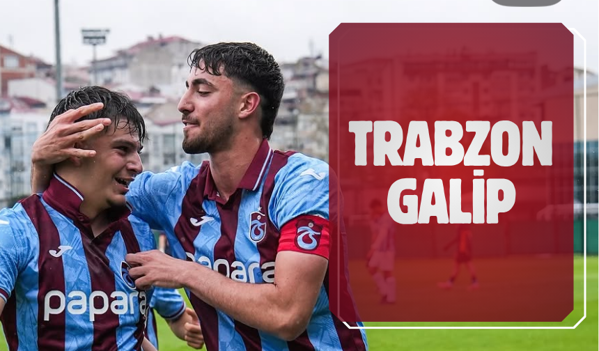 Trabzonspor U19 evinde kazandı!