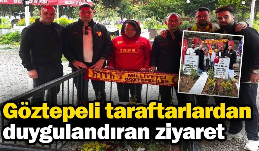 Göztepeli taraftardan duygulandıran ziyaret