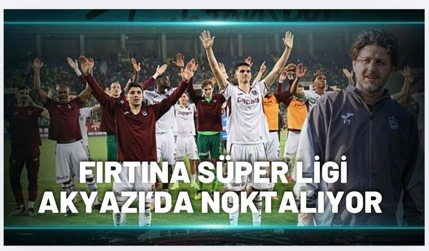 Trabzonspor'da Fatih Tekke Natura Dünyası Gençlerbirliği maçı planını yaptı!