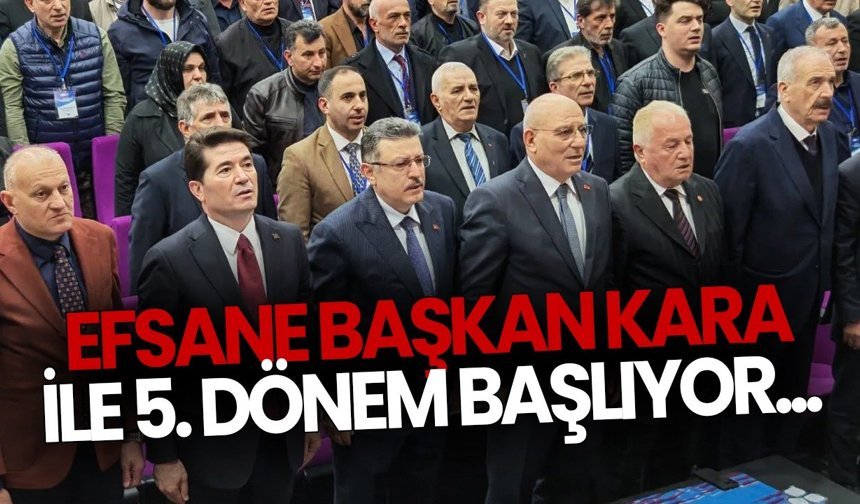 Efsane Başkan Kara ile 5. dönem başlıyor...