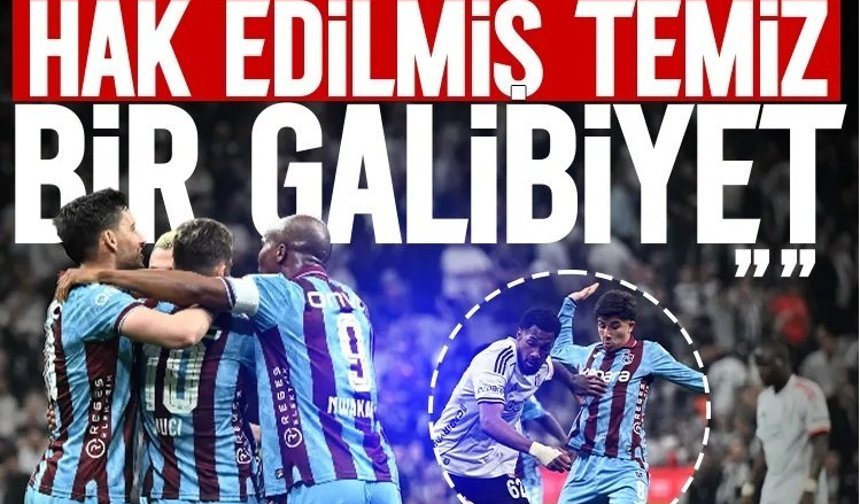 Trabzonspor'a övgü dolu, Beşiktaş'a zehir gibi sözler!