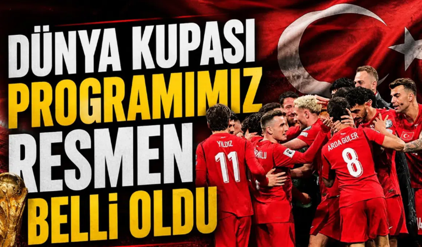 A Milli Takım'ın Dünya Kupası öncesi hazırlık maçları programı belli oldu!