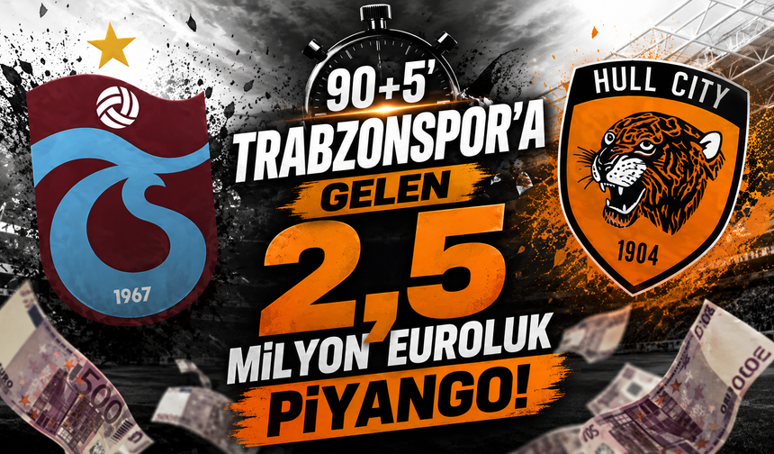Trabzonspor’a 90+5’te gelen 2,5 milyon euroluk piyango!