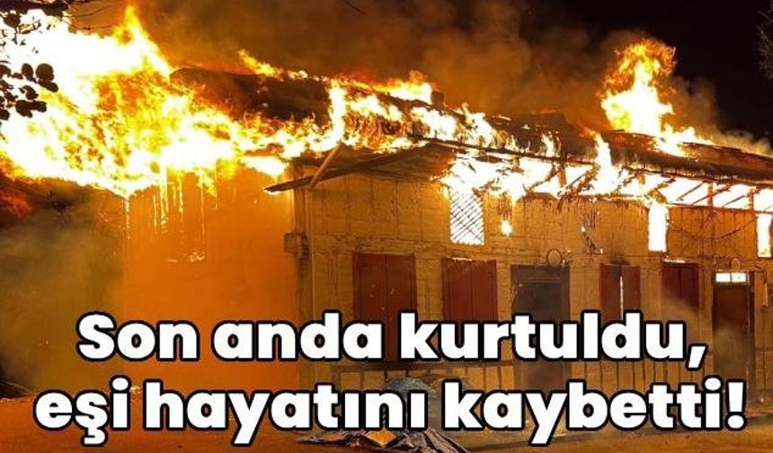 Son anda kurtuldu, eşi hayatını kaybetti!