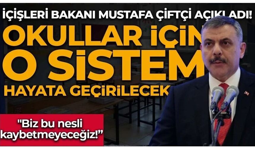 "7 Basamaklı Okul Güvenliği Kalkanı" hayata geçirilecek: "Biz bu nesli kaybetmeyeceğiz"