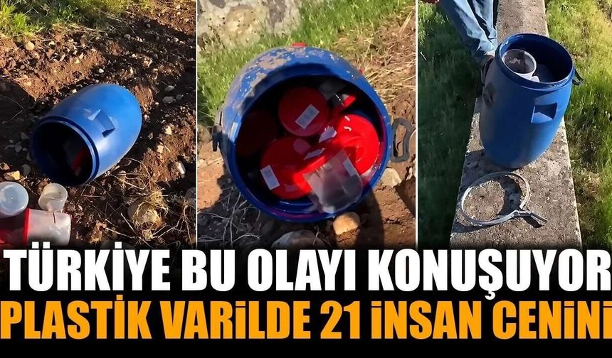 Mezarlıkta varil içinde 21 cenin bulundu: Kan donduran olay