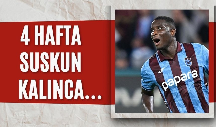 4 hafta suskun kalınca…