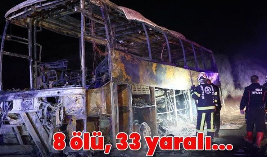 Bariyerlere çarptı! 8 ölü, 33 yaralı...