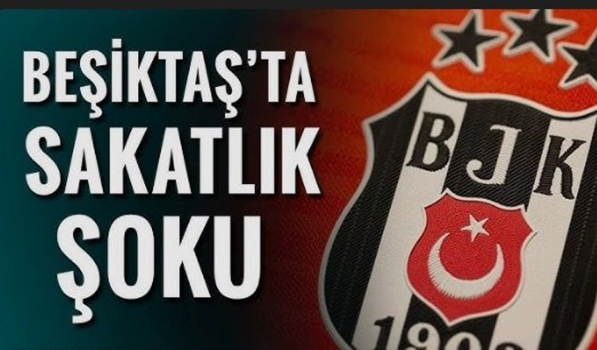 Trabzonspor maçı öncesi Beşiktaş'tan sakatlık açıklaması!