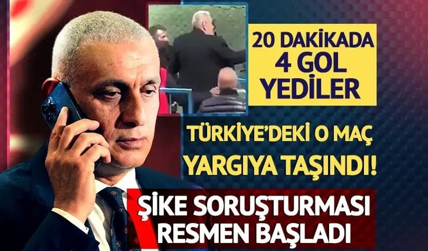 O maç yargıya taşındı! 20 dakikada 4 gol yediler