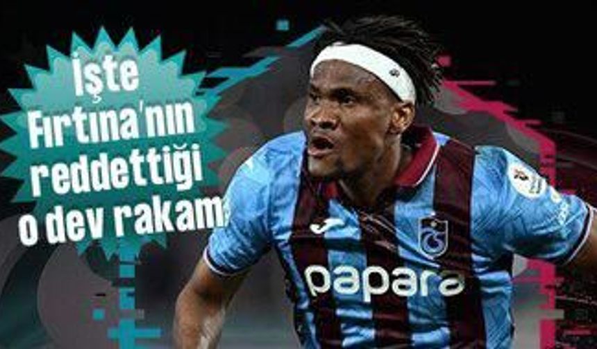 Trabzonspor'dan Chibuike Kararı! 20 Milyon Euro Yetmedi