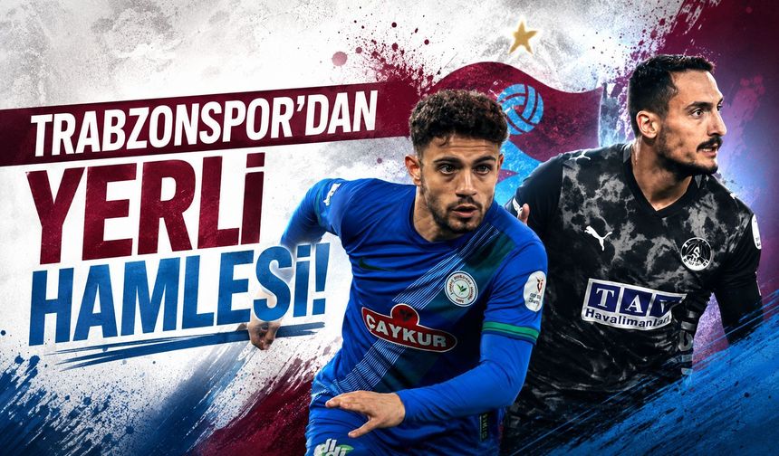 Trabzonspor'dan yerli hamlesi!