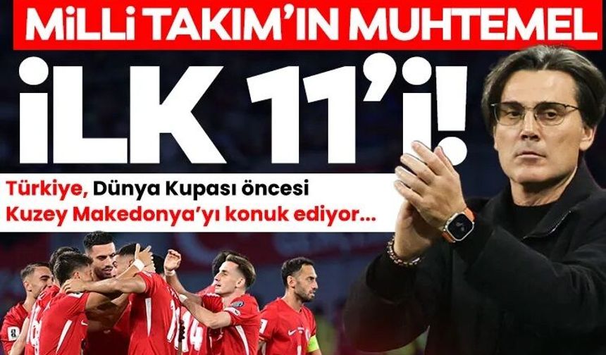 A Milli Takım, Kuzey Makedonya'yı konuk ediyor!