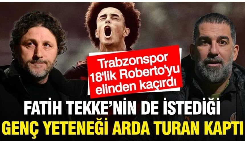 Trabzonspor da istiyordu, Brezilyalı genç yeteneği Arda Turan kaptı