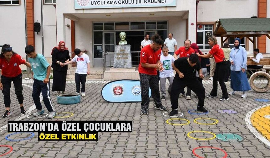 Ortahisar Belediyesi'nden özel çocuklara eğlence dolu etkinlik