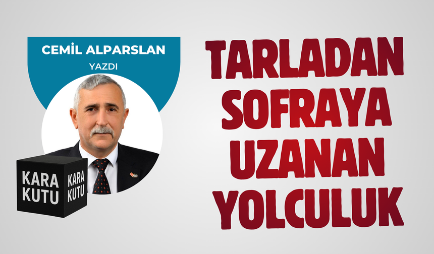 TARLADAN SOFRAYA UZANAN YOLCULUK