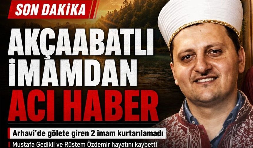 Trabzonlu imamdan acı haber! Gölette hayatını kaybetti