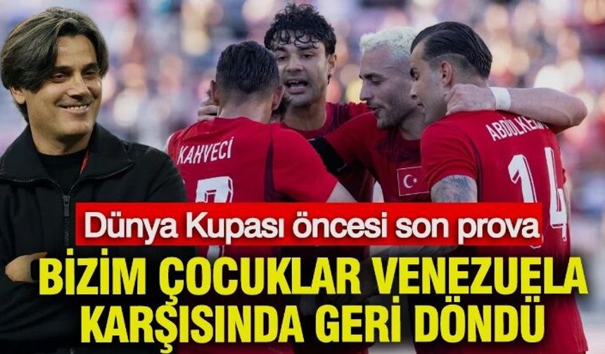 A Milli Futbol Takımı, hazırlık maçında galip geldi