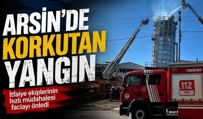 Trabzon'da yangın! OSB yine alev alev...