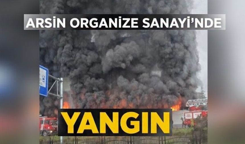 Trabzon'da yangın! OSB yine alev alev...