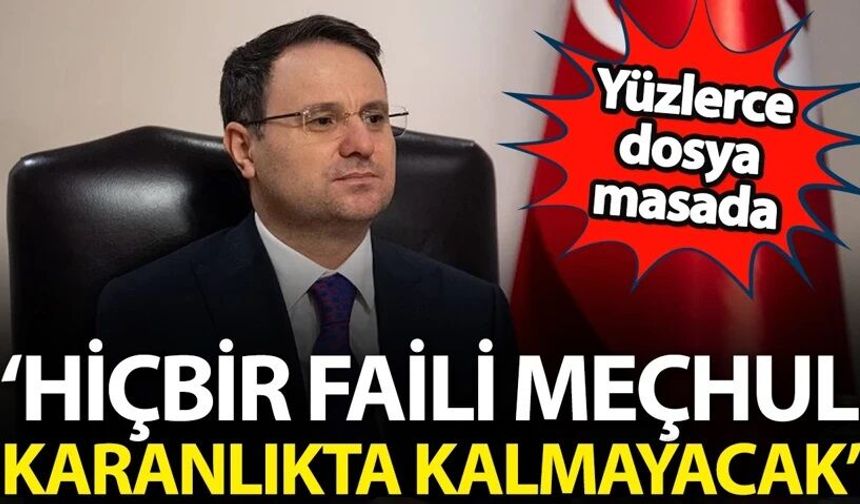Akın Gürlek'ten faili meçhul cinayetlerle ilgili kritik açıklama