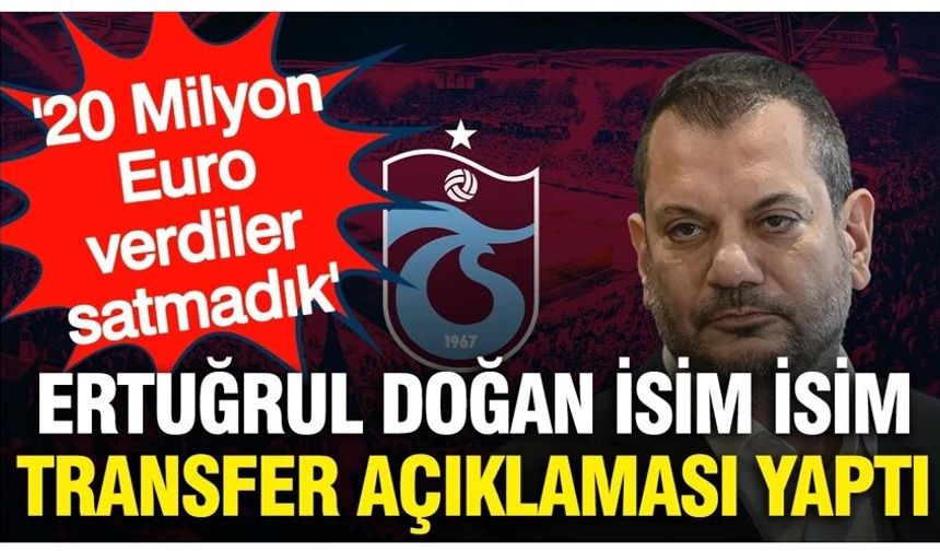 BAŞKAN DOĞAN ONUACHU'YA GELEN TEKLİFİ AÇIKLADI