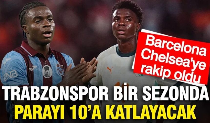 Trabzonspor bir sezonda parayı 10'a katlayacak: Barcelona'dan Oulai hamlesi