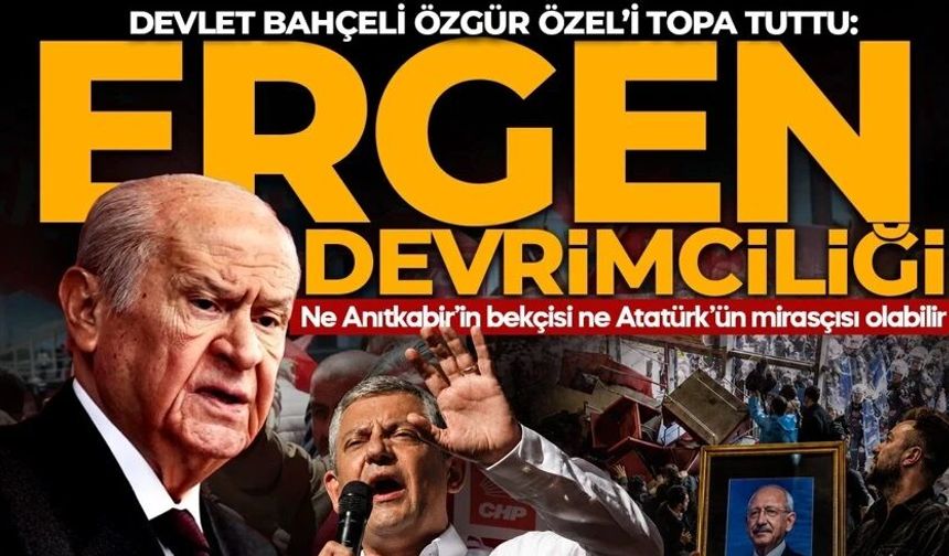 Devlet Bahçeli Özgür Özel’i topa tuttu: Ne Anıtkabir’in bekçisi ne Atatürk’ün mirasçısı olabilir