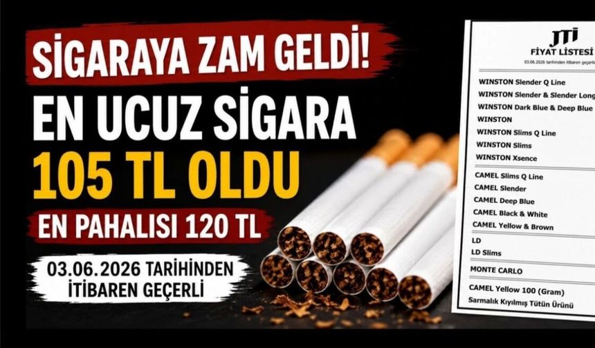 Sigaraya zam geldi!